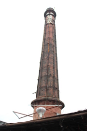滝澤酒造のレンガ煙突